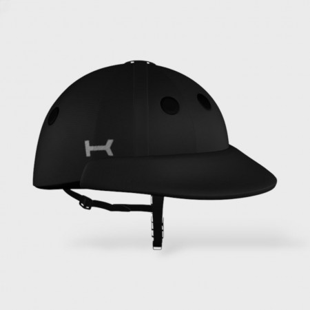 Casco Negro de Polo