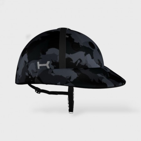 Casco Camuflaje Caballos Softshell de Polo