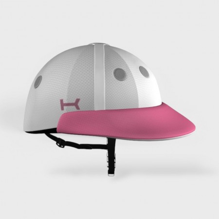 Rosado casco de Polo