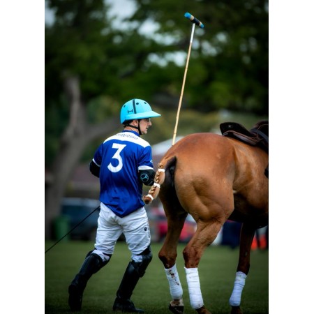 Casco Azul de Polo