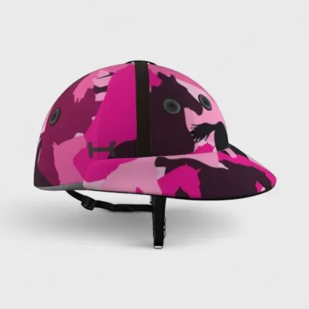 Casco Camuflaje Caballos Rosados Casco Camuflaje Caballos Rosados